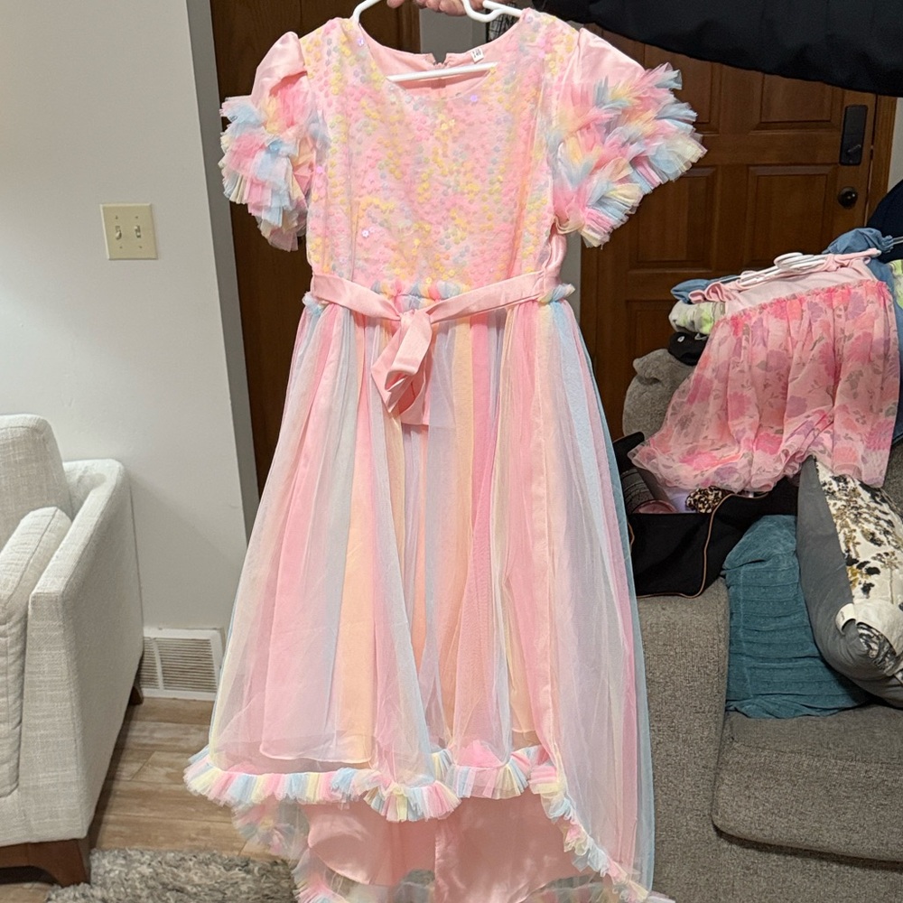 Rainbow Princess Kids Costume